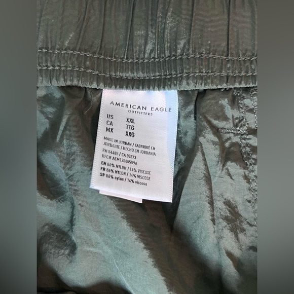 AE Stretch High-Waisted Ruffle Hem Short Women’s Size XXL Athletic Lounge - Picture 7 of 7